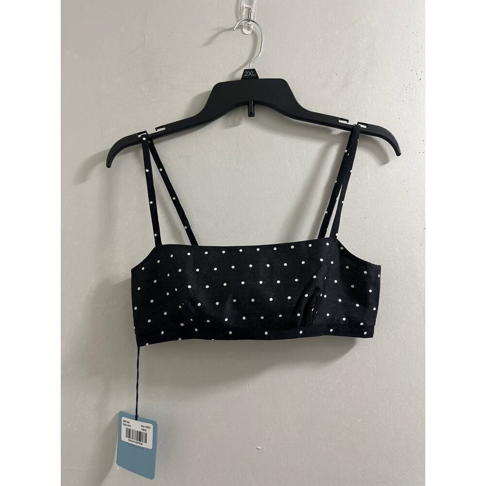 Macgraw Abbey polka-dot cropped top US 2‎ - Picture 2 of 11